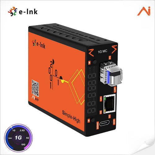Latest company news about ई-लिंक ने LNK-AI3011M-SFP लॉन्च किया: AI-संचालित स्मार्ट प्रबंधित फाइबर मीडिया कनवर्टर नेटवर्क रखरखाव को फिर से परिभाषित करता है