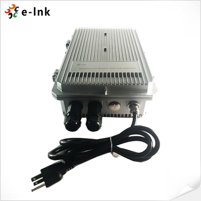 95W आउटडोर इंडस्ट्रियल IP67 वाटरप्रूफ 802.3bt PoE+ इंजेक्टर