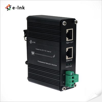 औद्योगिक 2.5G 95W 802.3bt PoE++ इंजेक्टर (12~48VDC)