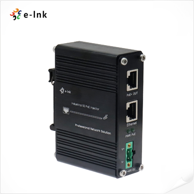 12~48V DC पावर इनपुट इंडस्ट्रियल 5G PoE+ इंजेक्टर