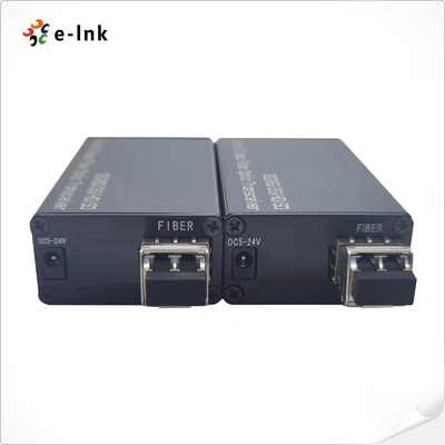 24G-SDI 2*LC फाइबर के साथ मिनी 24G-SDI से फाइबर कन्वर्टर