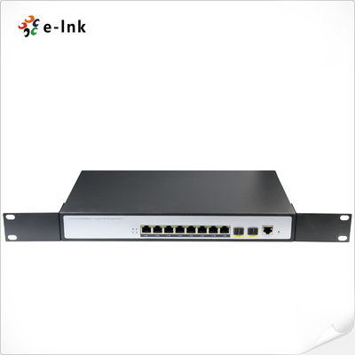 L2+ 8-पोर्ट 10/100/1000T + 2-पोर्ट 100/1000X SFP प्रबंधित ईथरनेट स्विच