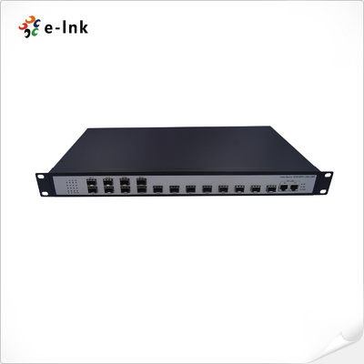 अव्यवस्थित 16-पोर्ट 100Base-FX SFP + 2-10/100/1000-TX स्विच