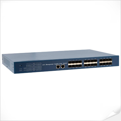 24SFP + 2xRJ45 प्रबंधन गीगाबिट फाइबर स्विच