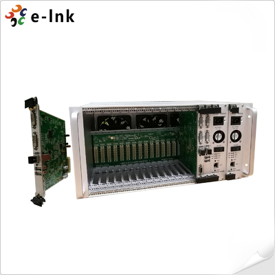 5U रैक माउंट 4K DVI KVM फाइबर ऑप्टिक एक्सटेंडर