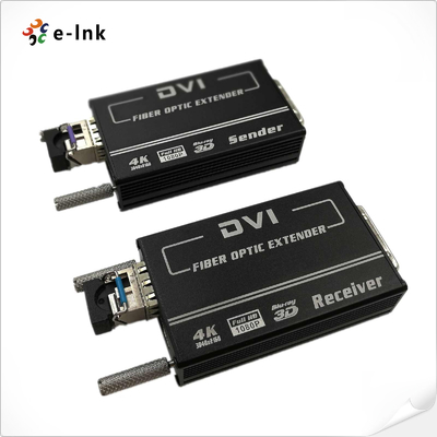 मिनी 4KX2K DVI फाइबर ट्रांससीवर SM10-80KM मैनुअल EDID