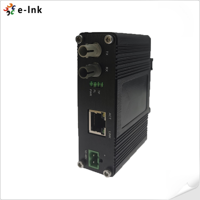 मिनी इंडस्ट्रियल 10BASE-T से 10BASE-FL ईथरनेट मीडिया कन्वर्टर
