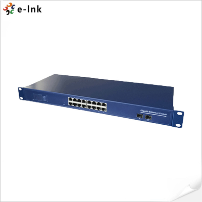 2 SFP स्लॉट के साथ 16-पोर्ट 10/100/1000M गीगाबिट स्विच