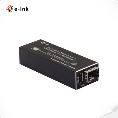माइक्रो मिनी 10/100/1000BASE-T से 100/1000BASE-X SFP मीडिया कन्वर्टर
