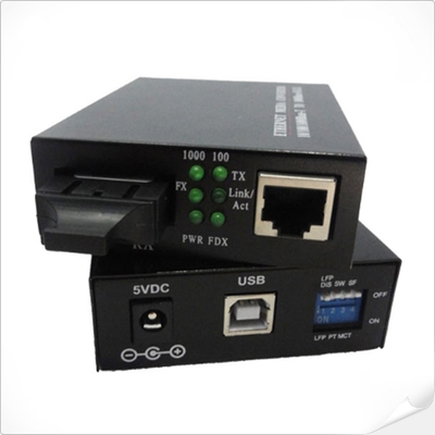 USB संचालित 10/100Base-TX से 100Base-FX ईथरनेट मीडिया कन्वर्टर
