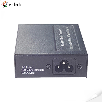 अंतर्निहित बिजली आपूर्ति के साथ 2x10/100/1000BASE-T से 1x100/1000BASE-X SFP मीडिया कन्वर्टर