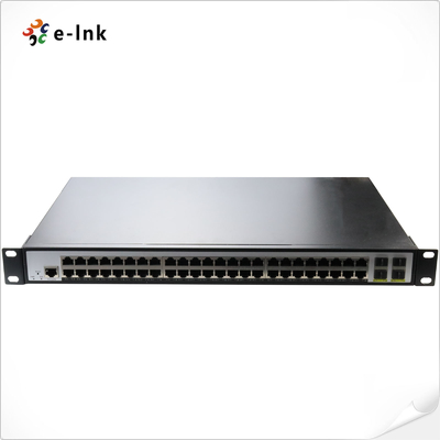 L2+ 48-पोर्ट 10/100/1000T 802.3at PoE + 4-पोर्ट 100/1000X SFP प्रबंधित स्विच