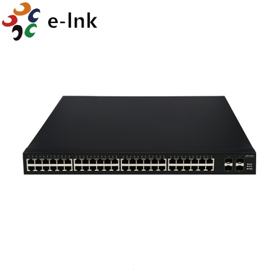 L3 प्रबंधित 48-पोर्ट 10/100/1000BASE-T + 4-पोर्ट 10G SFP+ गीगाबिट ईथरनेट स्विच