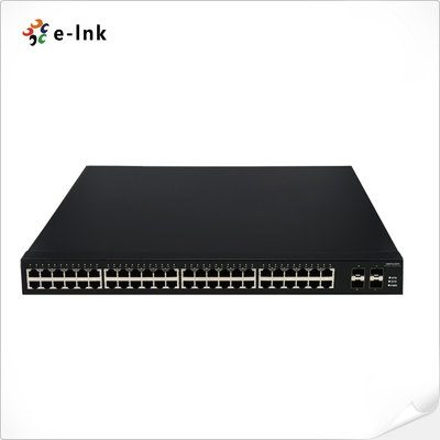L3 प्रबंधित 48-पोर्ट 10/100/1000BASE-T + 4-पोर्ट 10G SFP+ गीगाबिट ईथरनेट स्विच