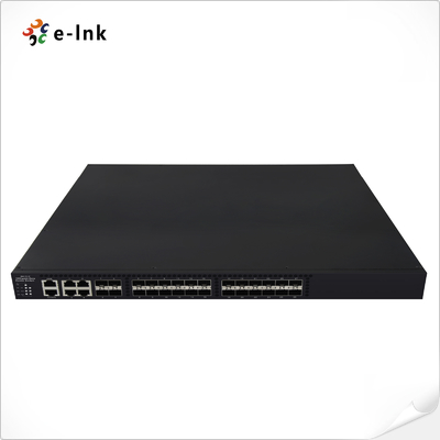24 10Gbps SFP+ पोर्ट + 4 10/100/1000Mbps TP/SFP कॉम्बो पोर्ट प्रबंधित ईथरनेट फाइबर स्विच