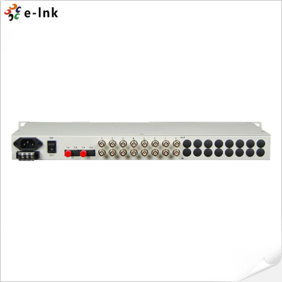 16E1+4GE+LCD+SNMP PDH मल्टीप्लेक्सर