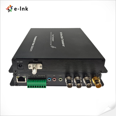 1Ch BIDI 3G-SDI वीडियो + 2Ch बैकवर्ड एनालॉग ऑडियो + 1Ch BIDI RS422 + 1Ch 100M ईथरनेट + 1Ch बैकवर्ड टैली + 1Ch बैकवर्ड एनालॉग फाइबर एक्सटेंडर पर त्रि-स्तरीय सिंक्रनाइज़ेशन