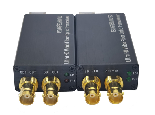 24G-SDI 1*LC फाइबर के साथ मिनी 24G-SDI से फाइबर कन्वर्टर