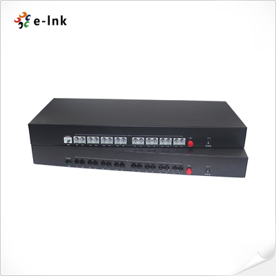 16Ch POTS ((FXO/FXS) फाइबर मक्स पर टेलीफोन