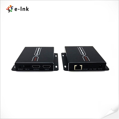 120M 1080P@60Hz HDMI KVM एक्सटेंडर TCP/IP पर, UTP CAT5E/6 केबल पर 120m तक की दूरी के साथ