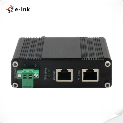 पावर आउटपुट के लिए शॉर्ट-सर्किट सुरक्षा के साथ औद्योगिक 10/100/1000Mbps 802.3bt PoE++ स्प्लिटर आउटपुट वोल्टेज 36VDC