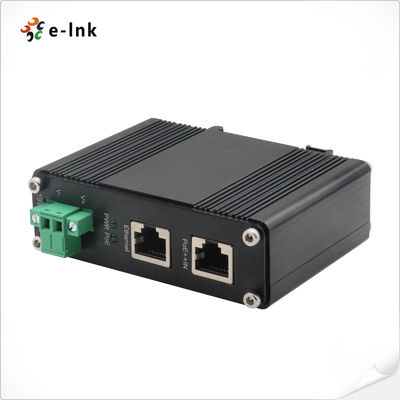 औद्योगिक PoE++ स्प्लिटर 19VDC 802.3bt गीगाबिट 100m IP40 DIN रेल